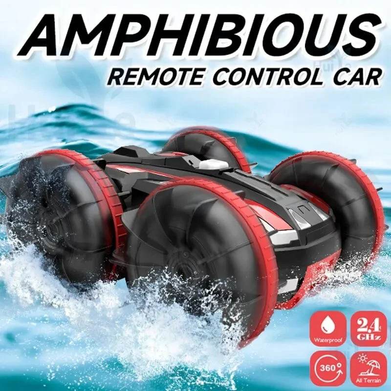 2.4G Amphibien-Stunt-Fernbedienungsfahrzeug Doppelseitiges Taumeln Klettern RC Stunt-Auto Elektrisches Kinderspielzeug Weihnachtsgeschenke