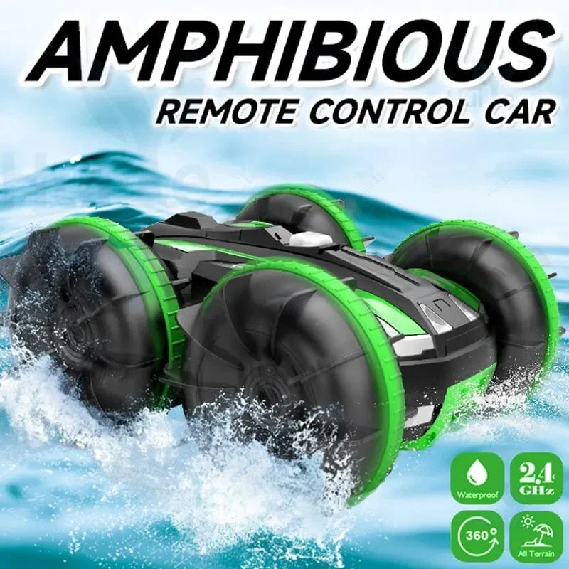 2.4G Amphibien-Stunt-Fernbedienungsfahrzeug Doppelseitiges Taumeln Klettern RC Stunt-Auto Elektrisches Kinderspielzeug Weihnachtsgeschenke