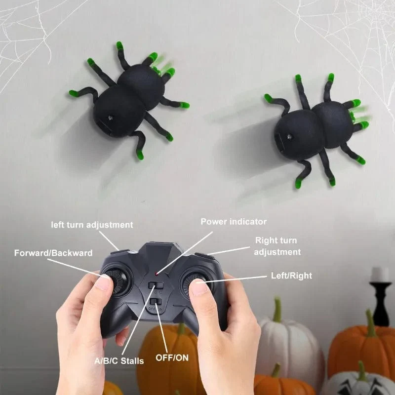 RC Spielzeug Streich Simulation Spinne Wand Klettern Fernbedienung Stunt-Auto Weihnachten Halloween Funk Spielzeug Geschenke für Erwachsene und Kinder