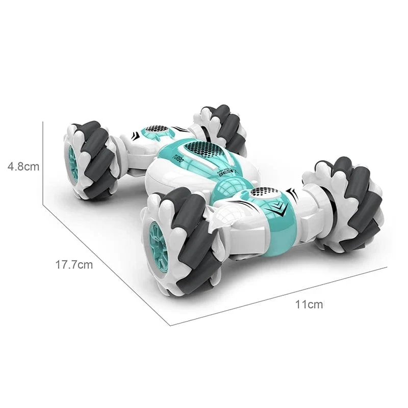 Kleines RC-Stunt-Auto mit Fernbedienung, Uhr, Gestensensor, elektrisches Spielzeug, RC-Drift-Auto, 2.4 GHz, 4WD-Rotation, Geschenk für Kinder und Jungen zum Geburtstag