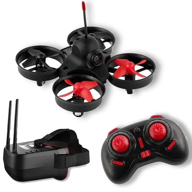 RTF Micro FPV RC Racing Quadcopter Spielzeug mit 5.8G S2 1000TVL 40CH Kamera 3 Zoll VR009 FPV Brille VR Headset Hubschrauber Drohne