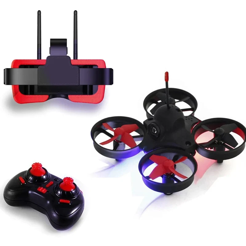 RTF Micro FPV RC Racing Quadcopter Spielzeug mit 5.8G S2 1000TVL 40CH Kamera 3 Zoll VR009 FPV Brille VR Headset Hubschrauber Drohne
