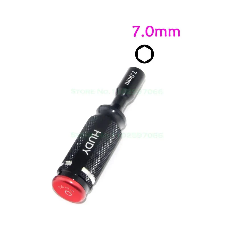 HUDY Sechskant-Schraubendreher, 5.5 mm, 7.0 mm, Sechskant-Schraubendreher, Reparatur-Werkzeug-Set für RC Quadcopter, Hubschrauber, Autorennen, Drohnenboot
