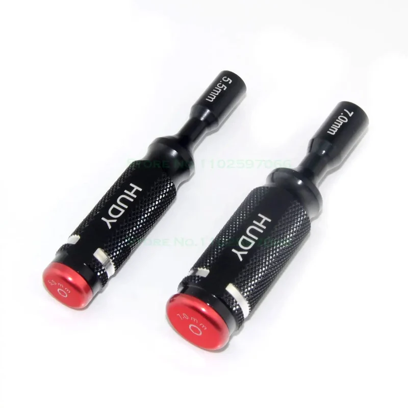 HUDY Sechskant-Schraubendreher, 5.5 mm, 7.0 mm, Sechskant-Schraubendreher, Reparatur-Werkzeug-Set für RC Quadcopter, Hubschrauber, Autorennen, Drohnenboot