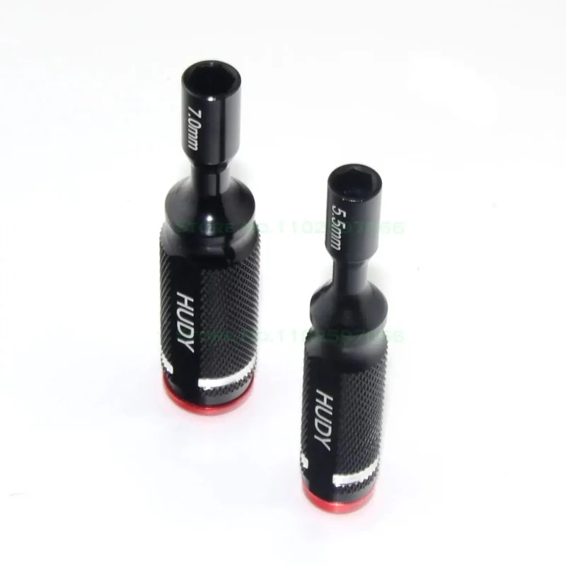 HUDY Sechskant-Schraubendreher, 5.5 mm, 7.0 mm, Sechskant-Schraubendreher, Reparatur-Werkzeug-Set für RC Quadcopter, Hubschrauber, Autorennen, Drohnenboot