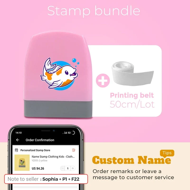 Cartoon Dinosaurier Namensstempel für Kleidung Personalisiert für Studentenkleidung Kapitel Kinder Kawaii Namensaufkleber Geschenk