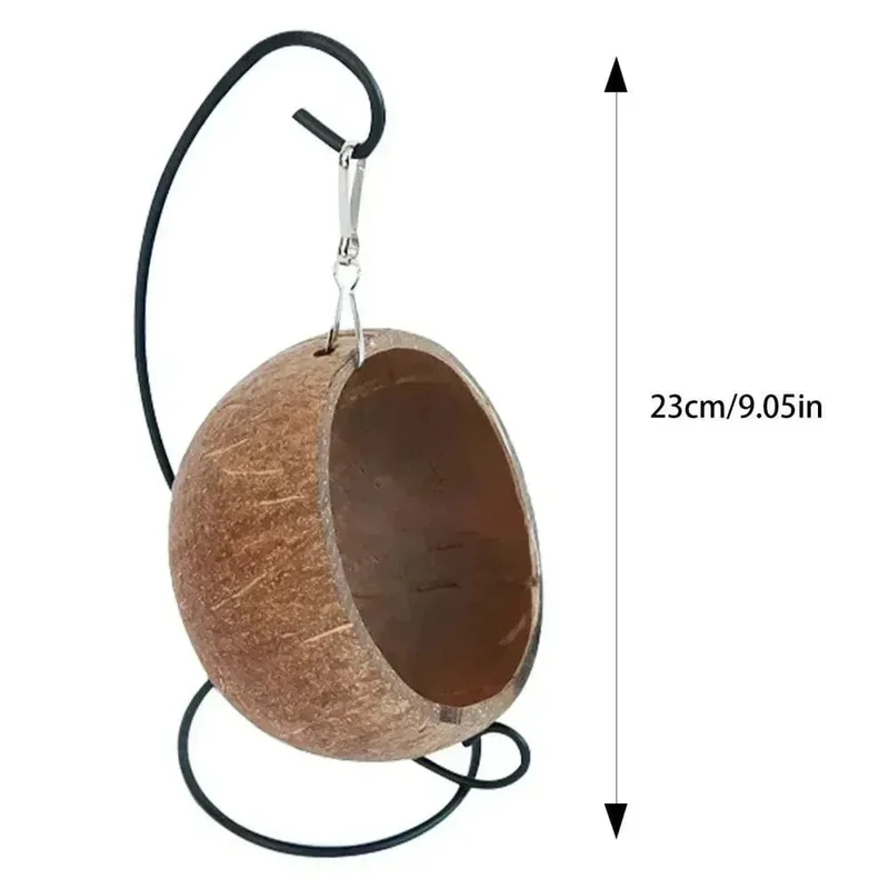 Hamster-Hängematte aus Kokosnussschale, Nestbett, Versteck mit Ständer, Käfigzubehör für Kleintiere, goldener Bär, Zuckergleiter