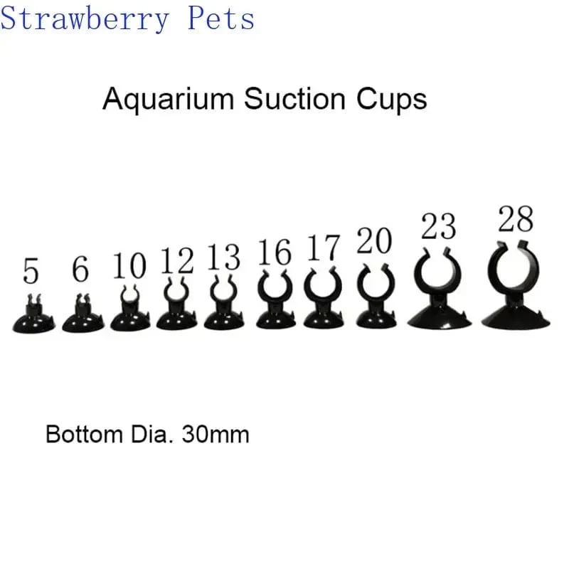 5 stücke Schwarz Aquarium Saugnapf Luftschlauch Halter Sucker für Aquarium Pumpe Sauerstoff Luftschlauch Befestigungsclip Aquarium Zubehör