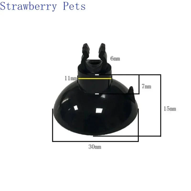 5 stücke Schwarz Aquarium Saugnapf Luftschlauch Halter Sucker für Aquarium Pumpe Sauerstoff Luftschlauch Befestigungsclip Aquarium Zubehör