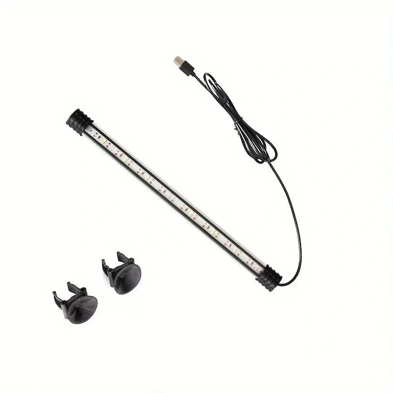 Multi-farbe 17-47cm Aquarium LED Beleuchtung Tauch Stimmung Lampe USB Wasserdicht Aquarium Dekorative Pflanze Wachsen licht Zubehör