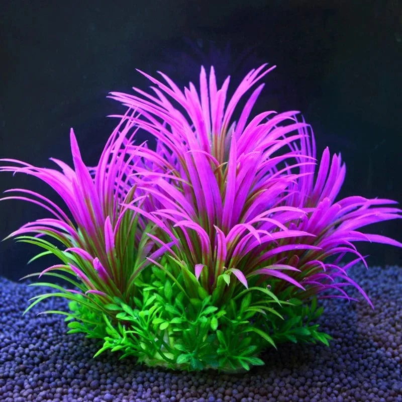 Künstliche Aquarium-Dekorpflanzen, Kunststoff-Wasserpflanzen, Unterwasserpflanzen, Aquarium-Zubehör, Dekoration, Piante Acquario