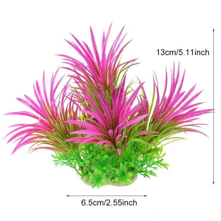 Künstliche Aquarium-Dekorpflanzen, Kunststoff-Wasserpflanzen, Unterwasserpflanzen, Aquarium-Zubehör, Dekoration, Piante Acquario