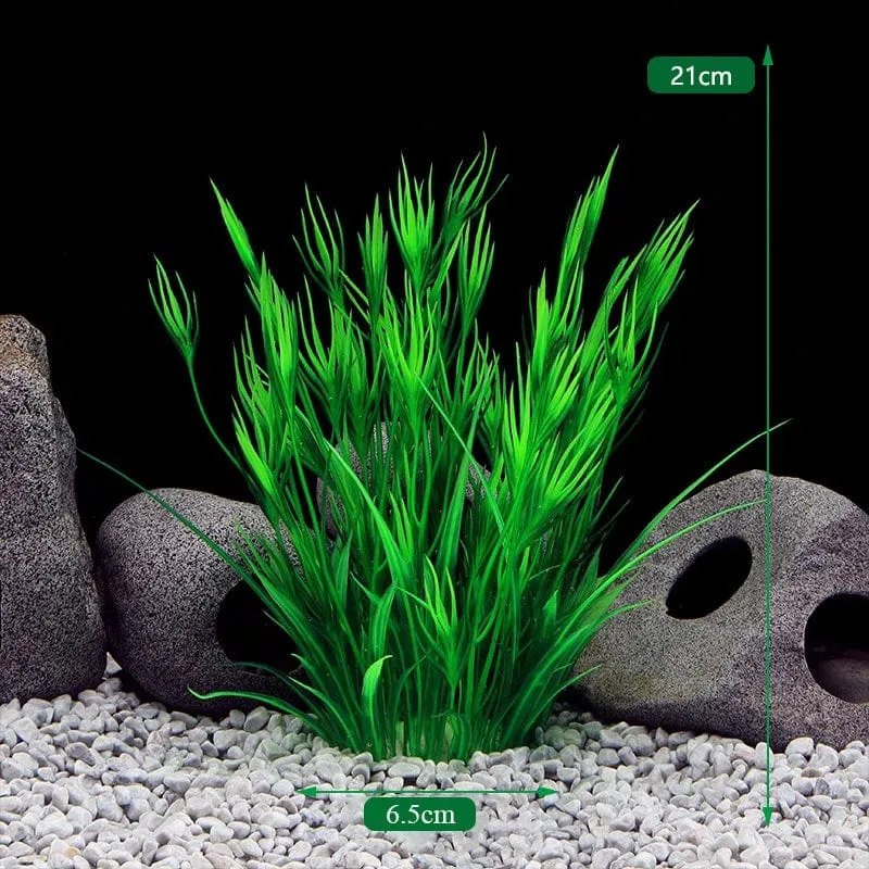 Künstliche Aquarium-Dekorpflanzen, Kunststoff-Wasserpflanzen, Unterwasserpflanzen, Aquarium-Zubehör, Dekoration, Piante Acquario