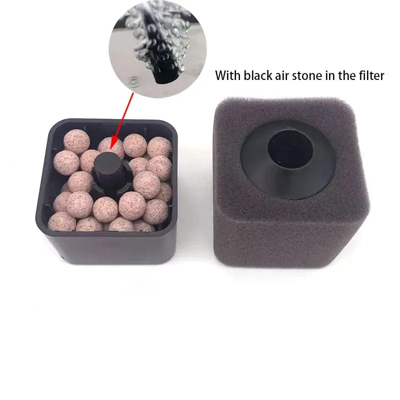 Neuer Bio-Schwammfilter für Aquarium, Garnelenteich, Luftpumpe, biochemische Filtration, geräuschloser Schaum, Aquarium-Zubehör