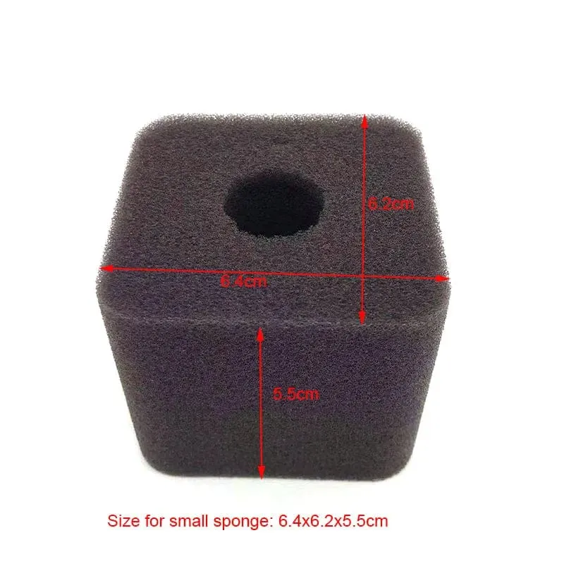Neuer Bio-Schwammfilter für Aquarium, Garnelenteich, Luftpumpe, biochemische Filtration, geräuschloser Schaum, Aquarium-Zubehör
