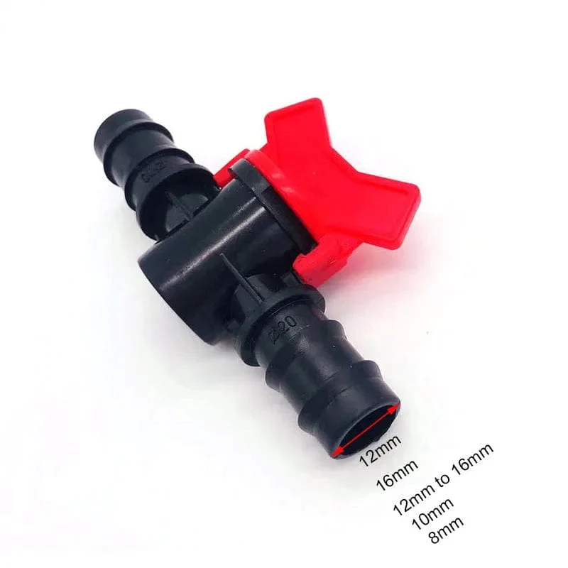1 stücke 8mm/10mm/12mm/16mm Aquarium Luft Wasser Regler Flow Rohr Rohr teiler Einstellbare Wasserpumpe Filter Volumen Regelventil