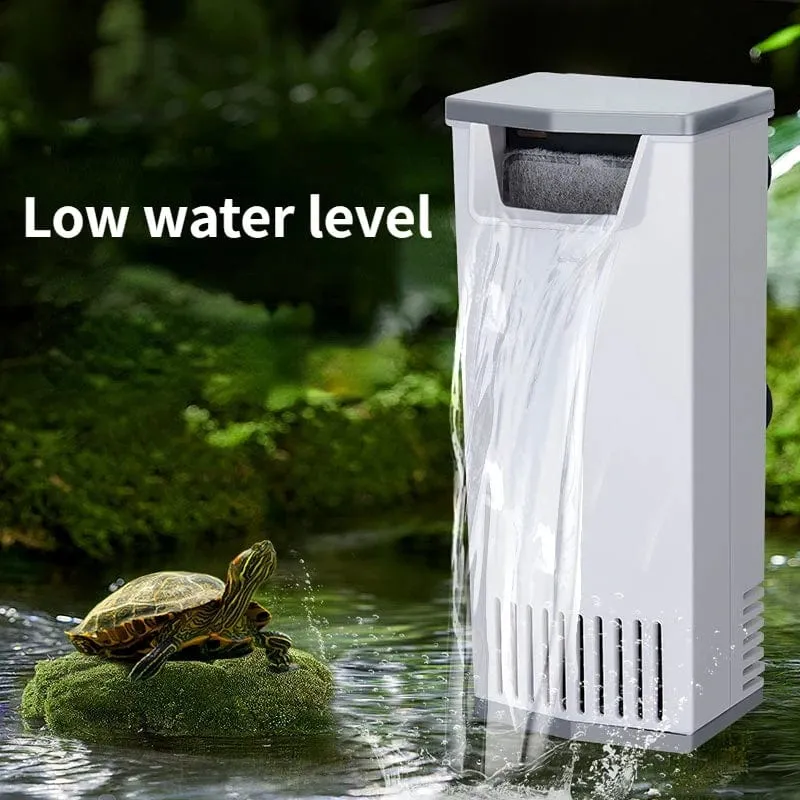 3 W 200 L/H Wasserfall Aquarium Filter Pumpe Schildkröte Aquarium Niedrigen Wasserstand Filter Sauerstoff Pumpe Fisch Schildkröte reptil Versorgung 220-240 V