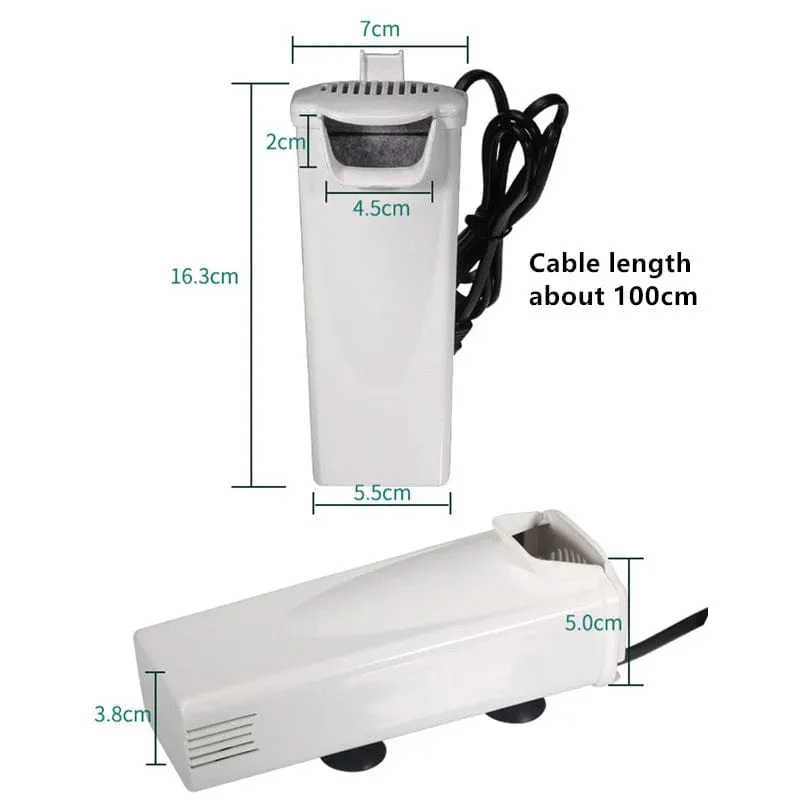 3 W 200 L/H Wasserfall Aquarium Filter Pumpe Schildkröte Aquarium Niedrigen Wasserstand Filter Sauerstoff Pumpe Fisch Schildkröte reptil Versorgung 220-240 V