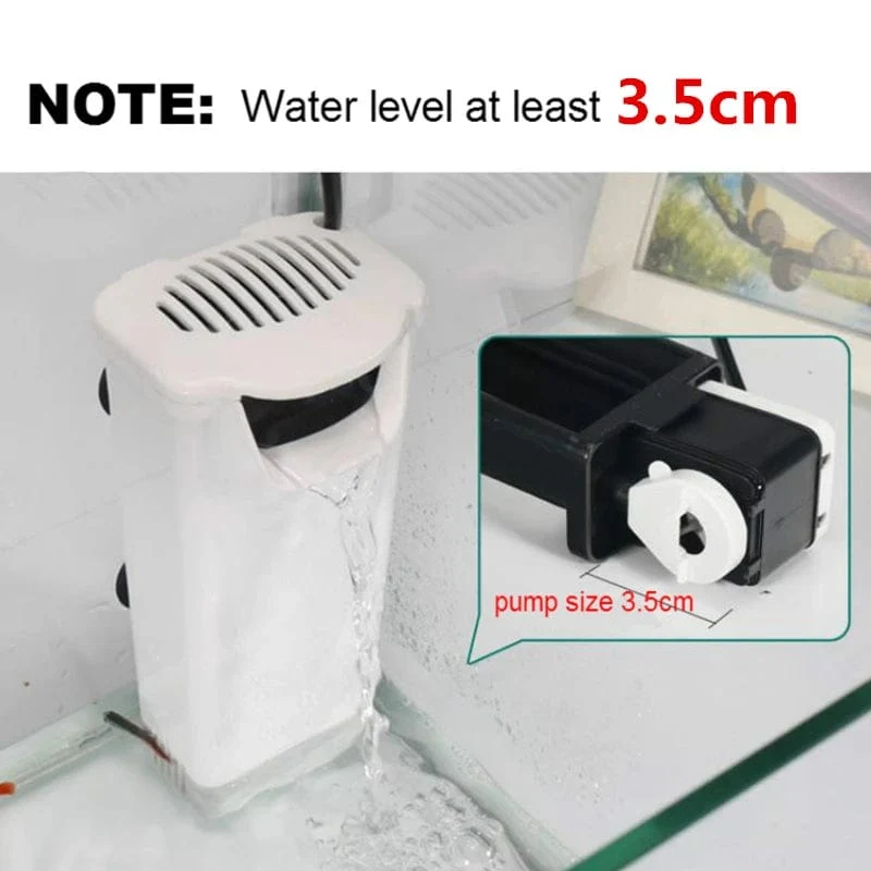 3 W 200 L/H Wasserfall Aquarium Filter Pumpe Schildkröte Aquarium Niedrigen Wasserstand Filter Sauerstoff Pumpe Fisch Schildkröte reptil Versorgung 220-240 V