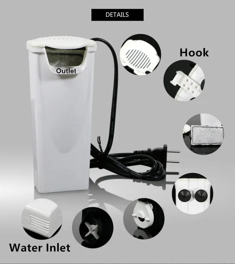 3 W 200 L/H Wasserfall Aquarium Filter Pumpe Schildkröte Aquarium Niedrigen Wasserstand Filter Sauerstoff Pumpe Fisch Schildkröte reptil Versorgung 220-240 V