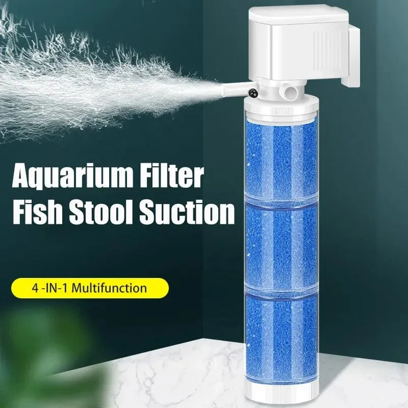 220 V Ultra Leise Aquarium Innenfilter Wasseraufbereitung Multifunktionale Aquarium Wasserpumpe Welle Machen Hocker Sauger