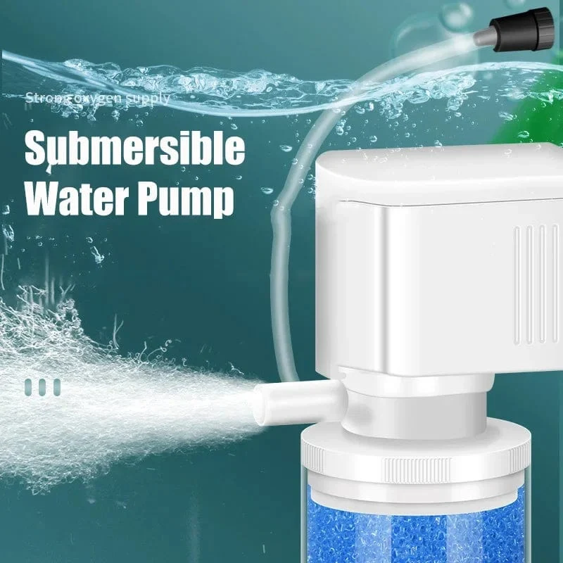 220 V Ultra Leise Aquarium Innenfilter Wasseraufbereitung Multifunktionale Aquarium Wasserpumpe Welle Machen Hocker Sauger