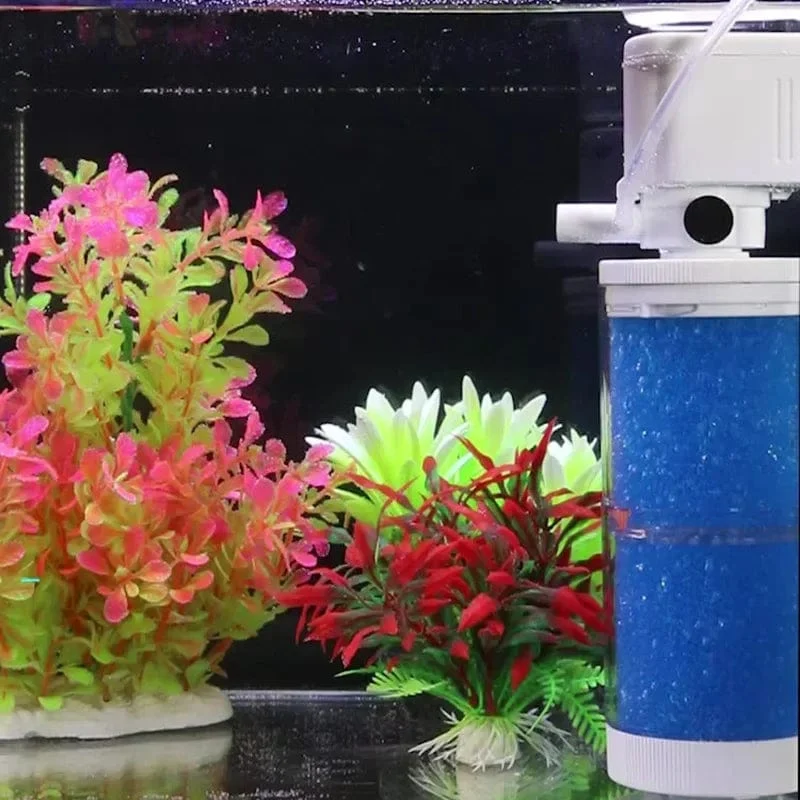 220 V Ultra Leise Aquarium Innenfilter Wasseraufbereitung Multifunktionale Aquarium Wasserpumpe Welle Machen Hocker Sauger