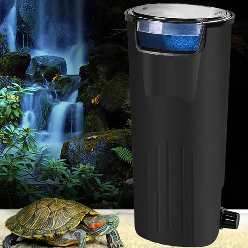 Aquariumfilter, 5 W, niedriges Wasser, Reptilienfilter, Kunststoff, saubere Wasserpumpe, Schildkrötentank, leistungsstarke Filtrationswasserpumpe