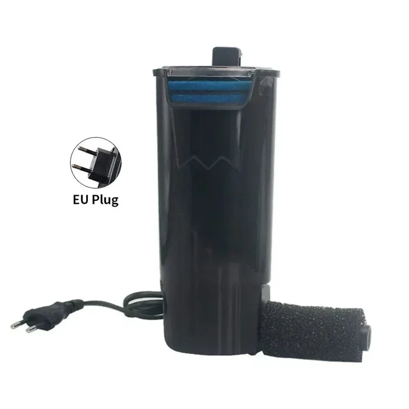Aquariumfilter, 5 W, niedriges Wasser, Reptilienfilter, Kunststoff, saubere Wasserpumpe, Schildkrötentank, leistungsstarke Filtrationswasserpumpe