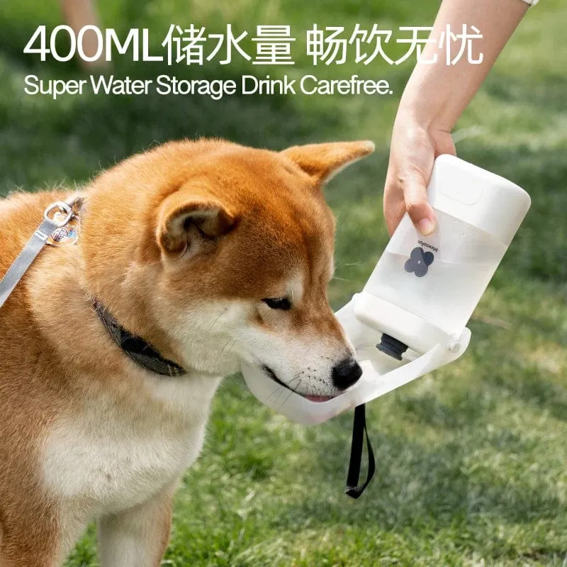 Mewoofun Haustier-Wasserflasche für Hunde und Katzen, tragbar, praktisch, sicher, geschmacksneutral, auslaufsicher, Wasserspender für unterwegs