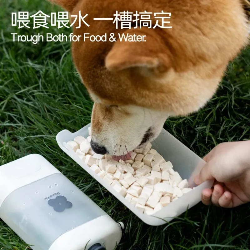 Mewoofun Haustier-Wasserflasche für Hunde und Katzen, tragbar, praktisch, sicher, geschmacksneutral, auslaufsicher, Wasserspender für unterwegs