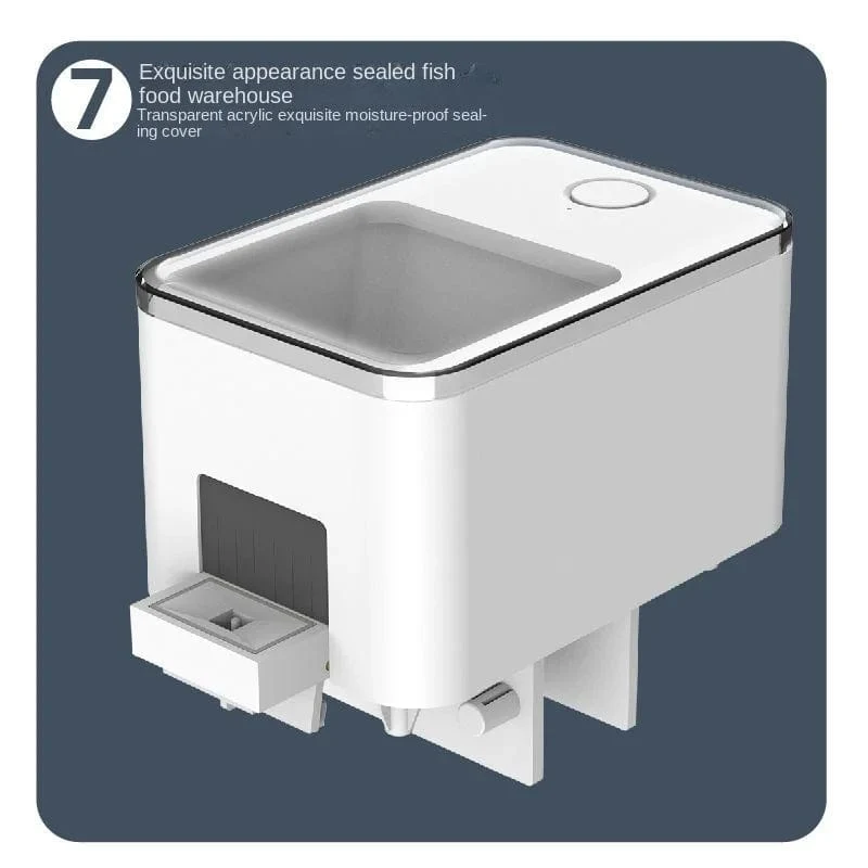 Automatisches Aquarium Feeder Timing/Wifi Wireless Smartphone App Intelligenter Lautsprecher Sprachfernbedienung Fischfütterung