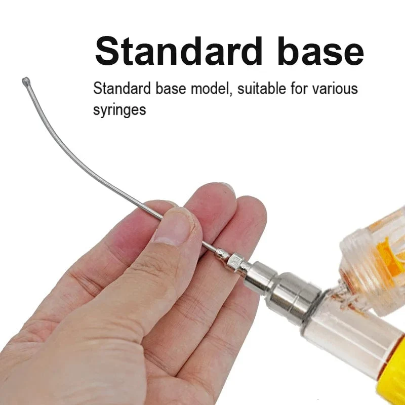 1 Stücke Edelstahl Vögel Fütterung Spritze Rohr Düse Ratten und Mäuse/Papageien/Vögel/Geflügel/Haustiere Ellenbogen Sonde Nadeln