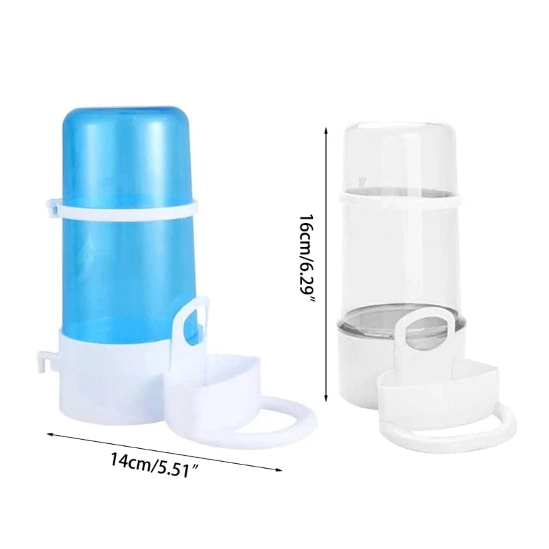 Automatischer Vogelfutterspender, Vogelwassertrinker, Wasserspender mit Clip, Haustier-Vogelbedarf, Hamster, Papageien-Spender, Flasche, Trinkbecher, Schalen