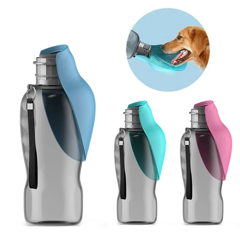 800 ml Tragbare Hund Wasser Flasche Für Kleine, Mittlere Große Hunde Outdoor Reise Trinken Schüssel Welpen Katze Feeder Haustier Labrador zubehör