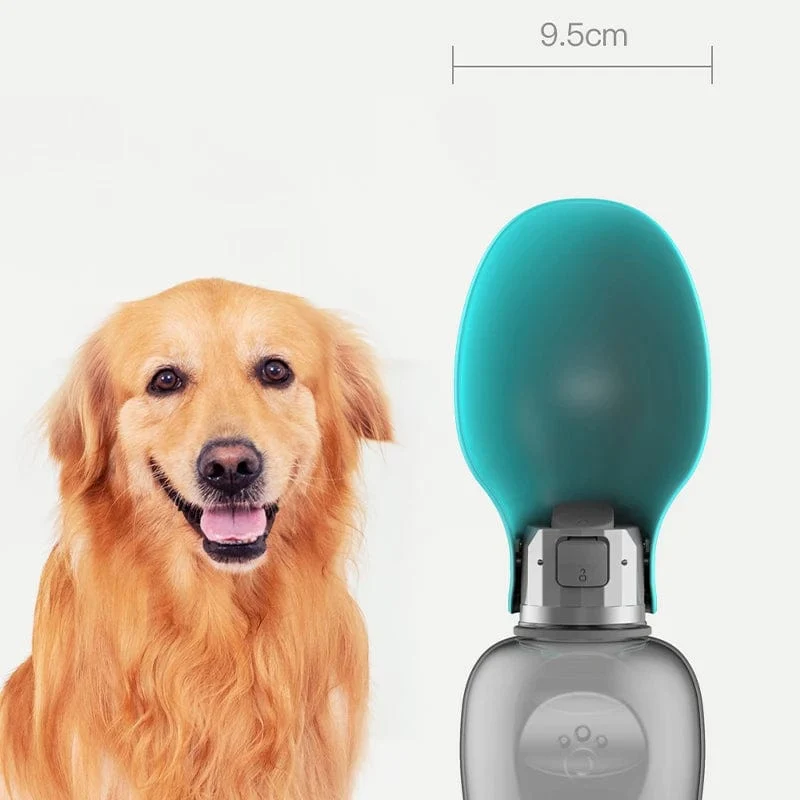 800 ml Tragbare Hund Wasser Flasche Für Kleine, Mittlere Große Hunde Outdoor Reise Trinken Schüssel Welpen Katze Feeder Haustier Labrador zubehör