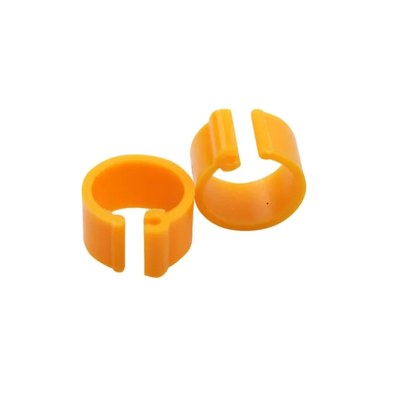 100 Stück Kunststoff-Fußring, Taubenfußring, 8 mm, Vogelmarkierungsfußring, Vogelzucht, Taube, Geflügel, Fütterung, Geflügel, Taubenfußring