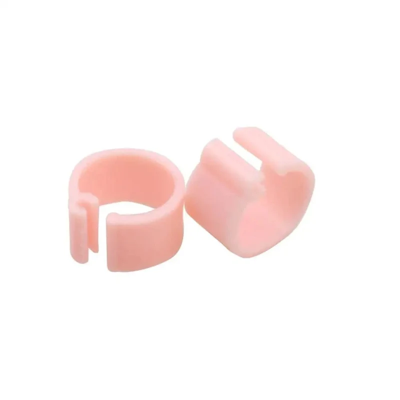 100 Stück Kunststoff-Fußring, Taubenfußring, 8 mm, Vogelmarkierungsfußring, Vogelzucht, Taube, Geflügel, Fütterung, Geflügel, Taubenfußring