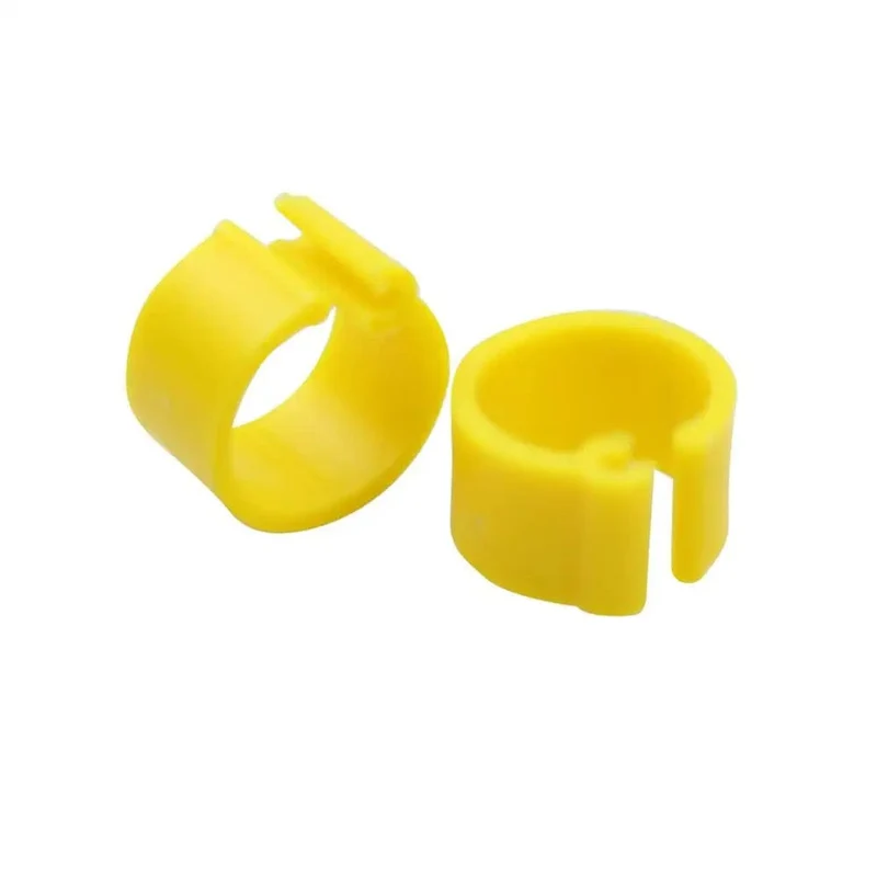 100 Stück Kunststoff-Fußring, Taubenfußring, 8 mm, Vogelmarkierungsfußring, Vogelzucht, Taube, Geflügel, Fütterung, Geflügel, Taubenfußring