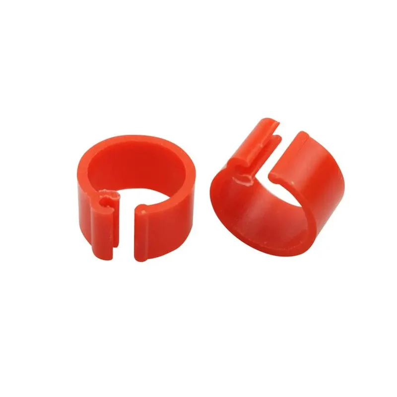 100 Stück Kunststoff-Fußring, Taubenfußring, 8 mm, Vogelmarkierungsfußring, Vogelzucht, Taube, Geflügel, Fütterung, Geflügel, Taubenfußring