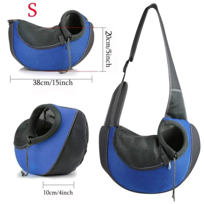 Mesh Oxford Pet Outdoor Reise Pet Welpen Träger Handtasche Tasche Einzelnen Schulter Tasche Sling Mesh Komfort Reise Tote Schulter Tasche