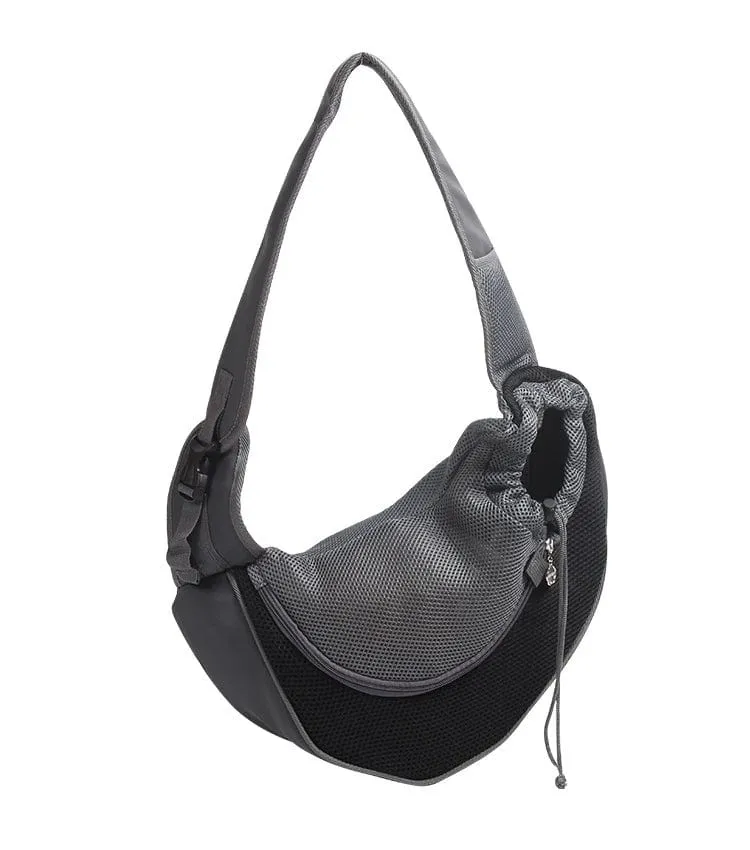 Mesh Oxford Pet Outdoor Reise Pet Welpen Träger Handtasche Tasche Einzelnen Schulter Tasche Sling Mesh Komfort Reise Tote Schulter Tasche