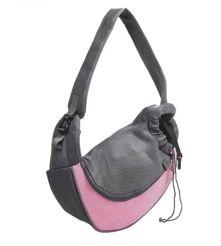 Mesh Oxford Pet Outdoor Reise Pet Welpen Träger Handtasche Tasche Einzelnen Schulter Tasche Sling Mesh Komfort Reise Tote Schulter Tasche