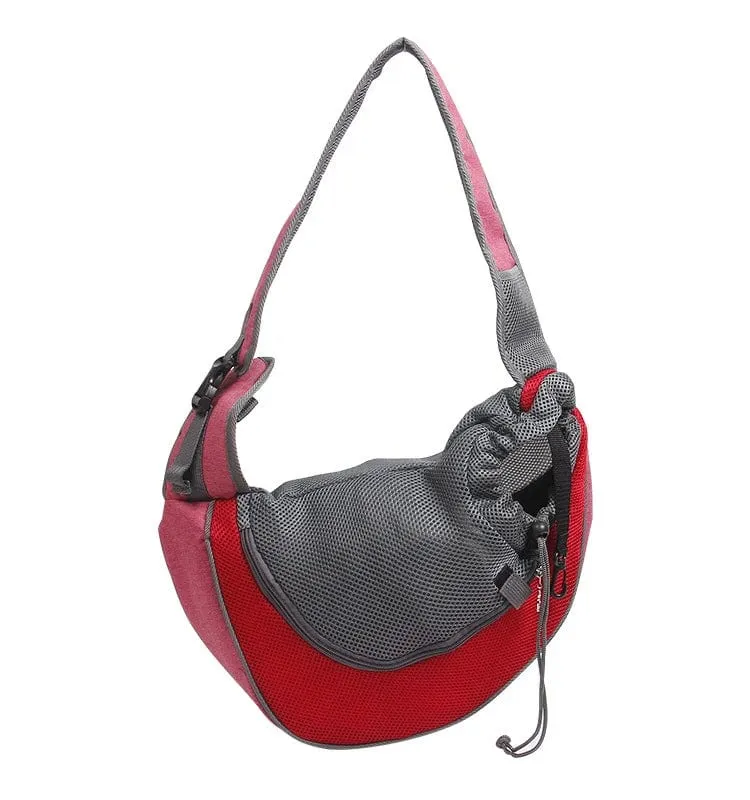 Mesh Oxford Pet Outdoor Reise Pet Welpen Träger Handtasche Tasche Einzelnen Schulter Tasche Sling Mesh Komfort Reise Tote Schulter Tasche