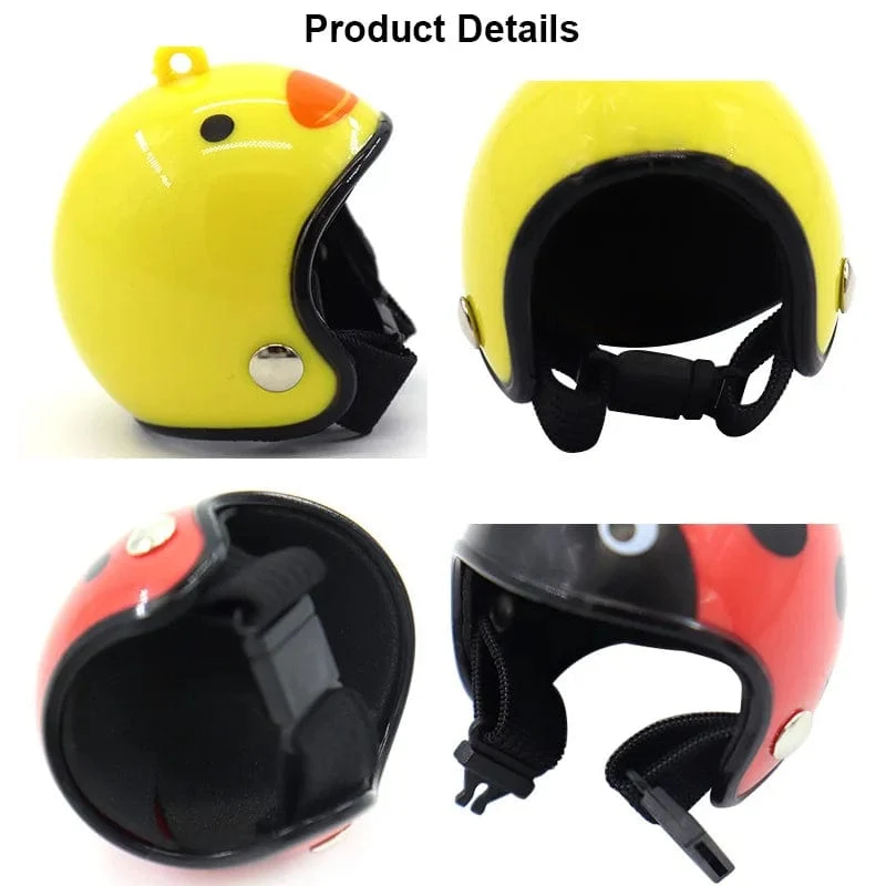 Lustiger Hühnerhelm, Vogelschutzkappe, Sonnen- und Regenschutzhelm, DIY-Zubehör für kleine Haustiere, Schutzausrüstung für kleine Haustiere