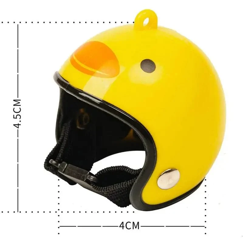 Lustiger Hühnerhelm, Vogelschutzkappe, Sonnen- und Regenschutzhelm, DIY-Zubehör für kleine Haustiere, Schutzausrüstung für kleine Haustiere