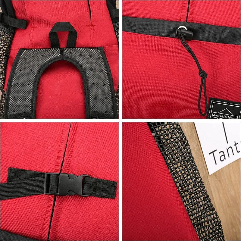 Outdoor-Reise-Welpen-Mittelgroßer Hunderucksack für kleine Hunde, atmungsaktiv, zum Gehen, Französische Bulldogge, Tragetaschen, Zubehör, Heimtierbedarf