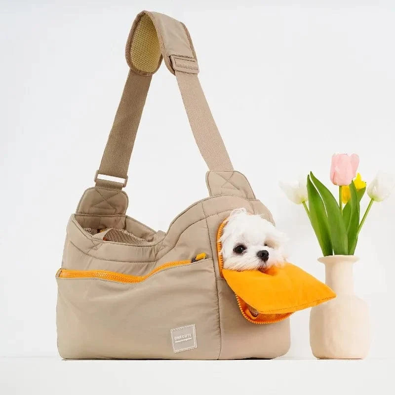 Onecute Haustiertragetasche, Umhängetasche, Reisetasche, Business-Pakete, Transportkorb für kleine mittelgroße Hunde