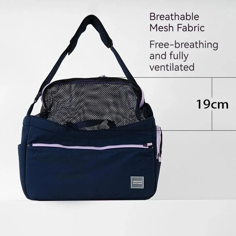 Onecute Haustiertragetasche, Umhängetasche, Reisetasche, Business-Pakete, Transportkorb für kleine mittelgroße Hunde