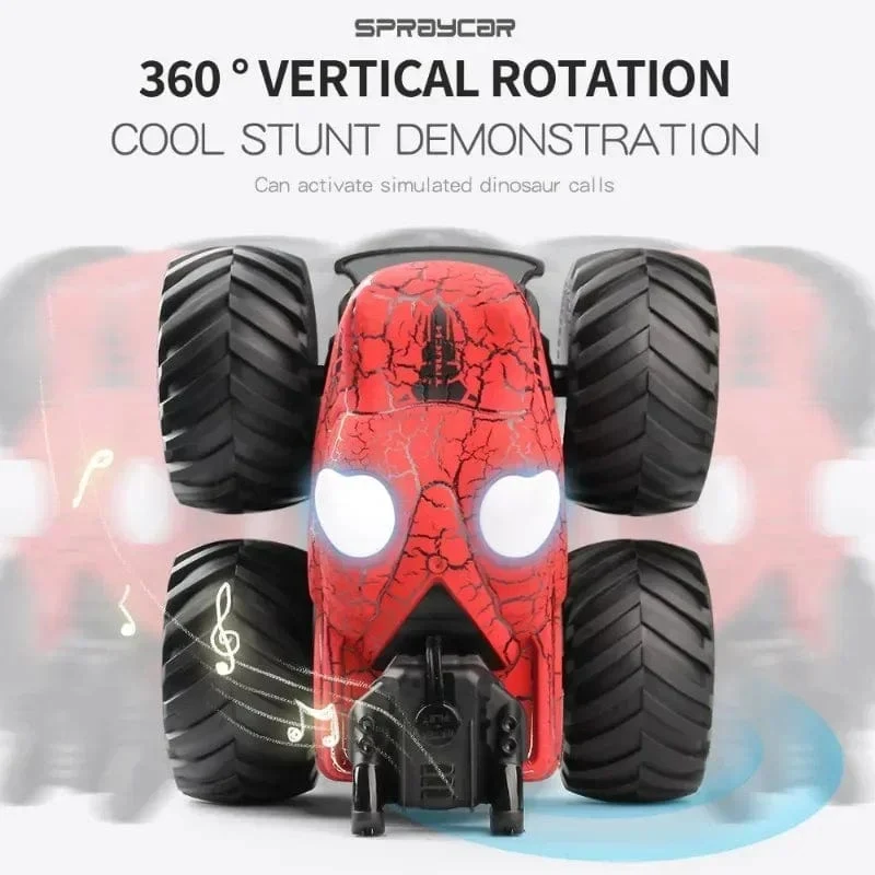 RC Auto Kinder Spielzeug Fernbedienung Autos Kinder Spielzeug Ständer mit Lichter Spray Dinosaurier Stunt Chinesische Elektro Fahrzeug Spielzeug für Jungen